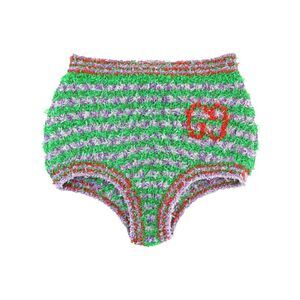 Gucci Fuzzy Striped Briefs Multi Womens